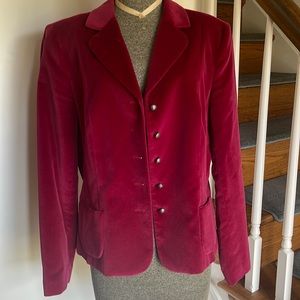 Velvet blazer